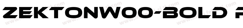 ZektonW00-Bold Regul字体转换
